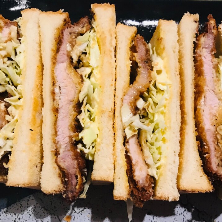 お弁当に カツサンド 部活めし